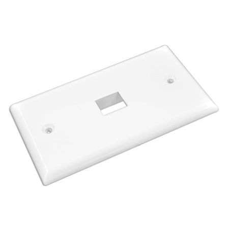 Placa de parede Ethernet estilo americano com 1 porta, moldura 114*70mm